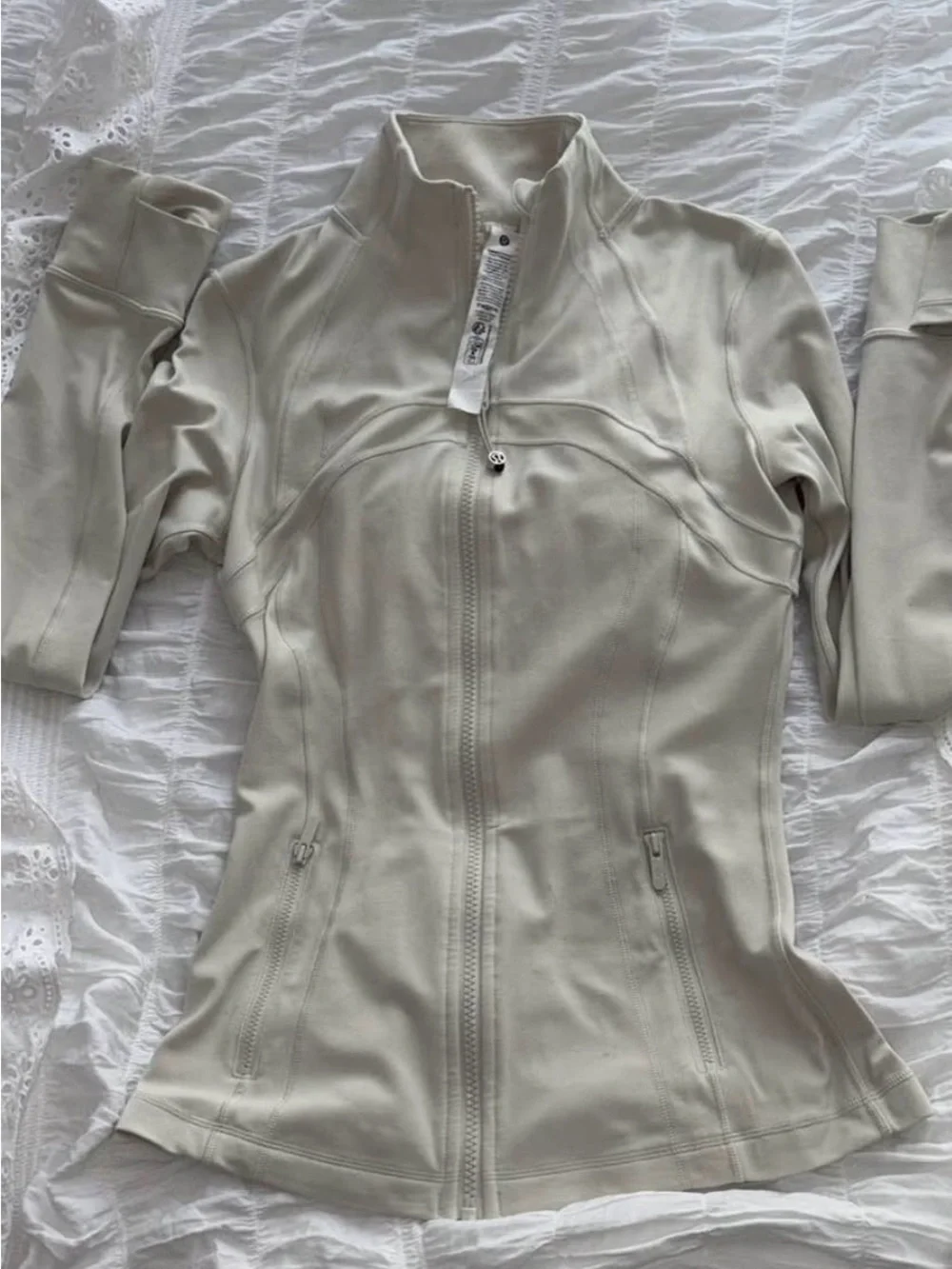 Bone Zip-Up Athletic Jacket